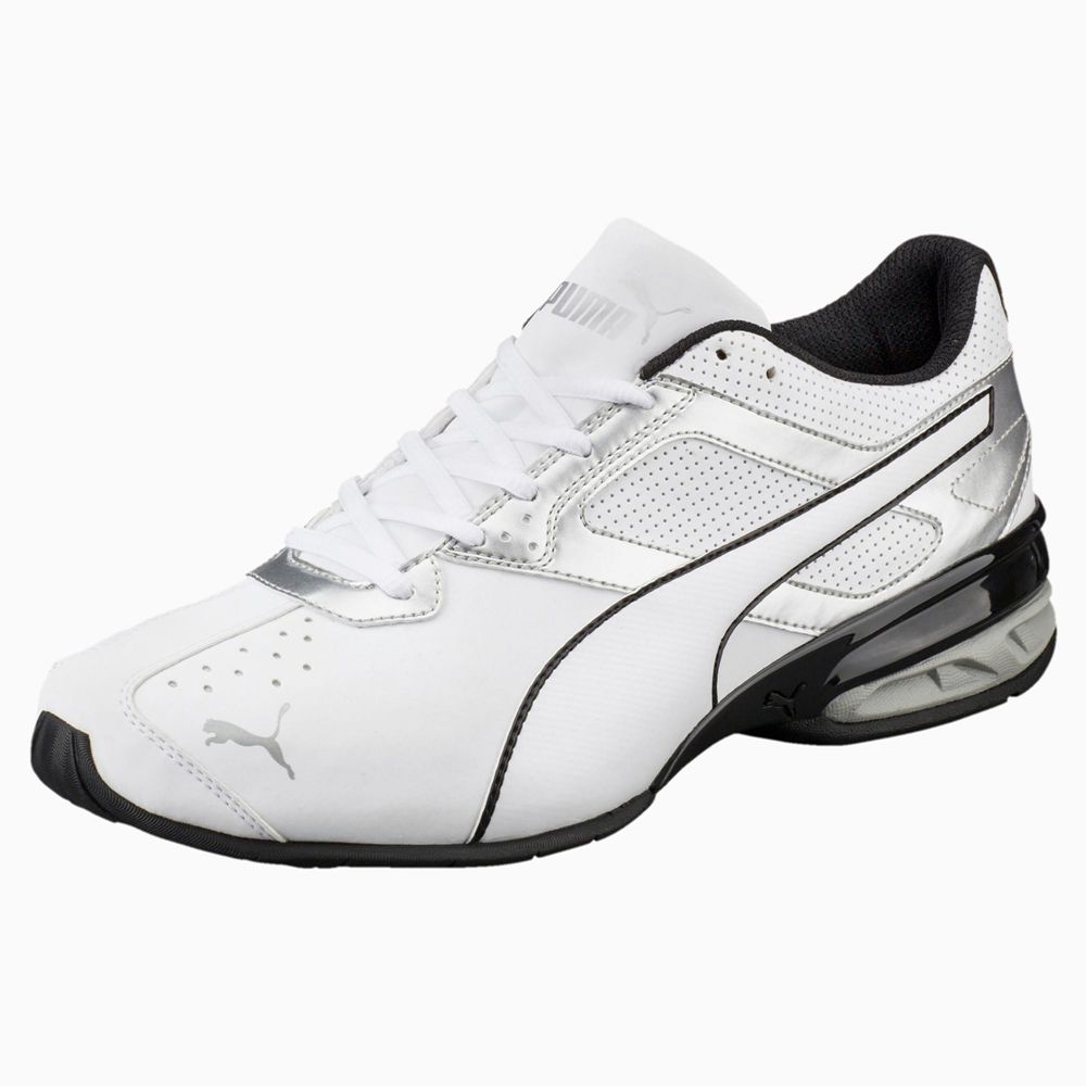 Puma Tazon 6 FM Férfi Edzőcipő - Fehér/Titán/Fekete ( Hungary - SEGWQ2506 )